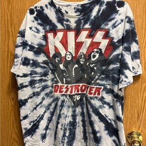 KISS Destroyer Tie-Dye 76 shirt